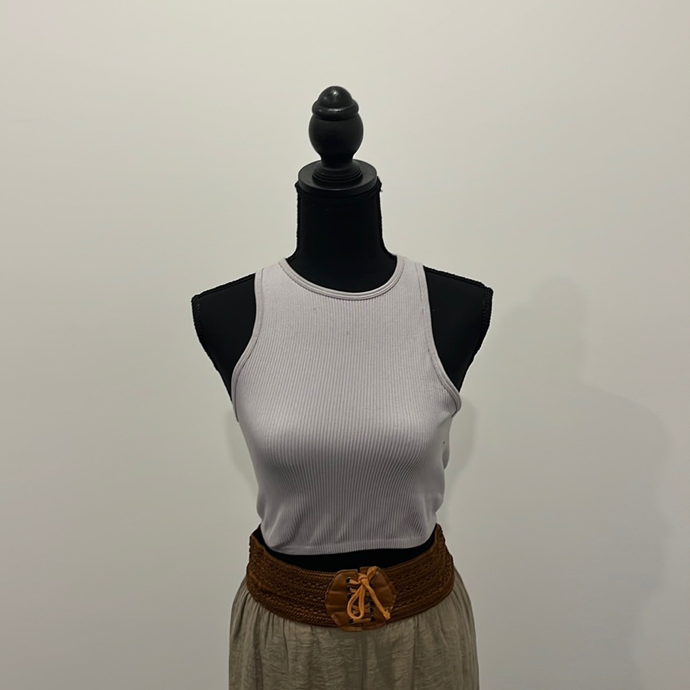 COPY - Cute Zara lavender tank top. Fits a small or xs. And Super stretchy!💟
